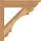 Ekena Millwork Olympic Rough Sawn Traditional Outlooker, Western Red Cedar, 6"W x 24"D x 24"H OUT06X24X24OLY01RWR - alternate 2